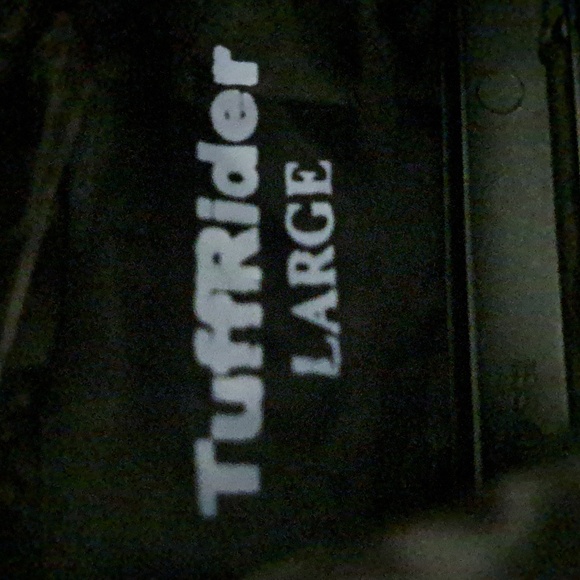 Tuff Rider Black Diamond-Pattern Vest Large - Picture 2 of 3